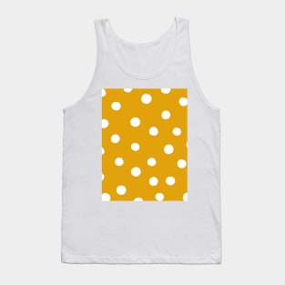 Random dots - yellow ochre Tank Top